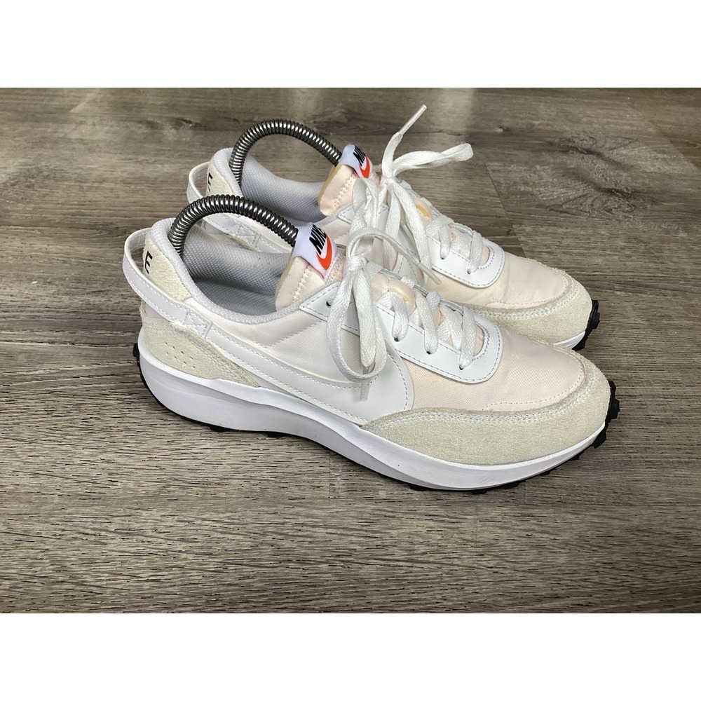 Nike Womens Waffle Debut DH9523-100 White Casual Shoes Sneakers Size 8